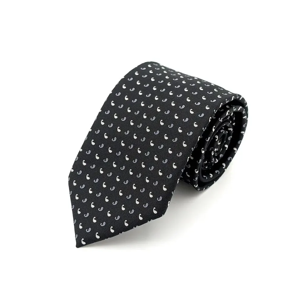 Barcelona Cravatte Microfiber Tie Wrinkle Resistant Corporate Urban Minimalist